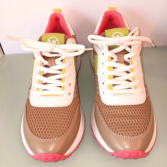NWT NIB 💥 MICHAEL KORS Dev Trainer Hexa Net Mesh Sneakers Women's Size 7 - Picture 2 of 7